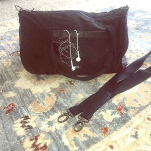 Fabletics gym duffle in black. PRICE FIRM.